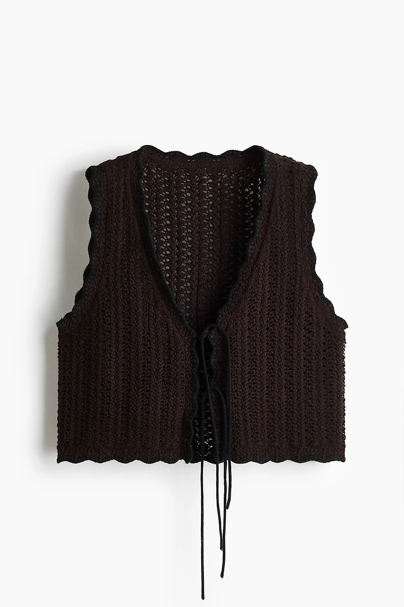 Crochet-Look Beach Top