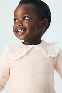 Sweater with Peter Pan Collar