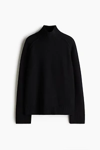 Cashmere-blend Mock Turtleneck Sweater