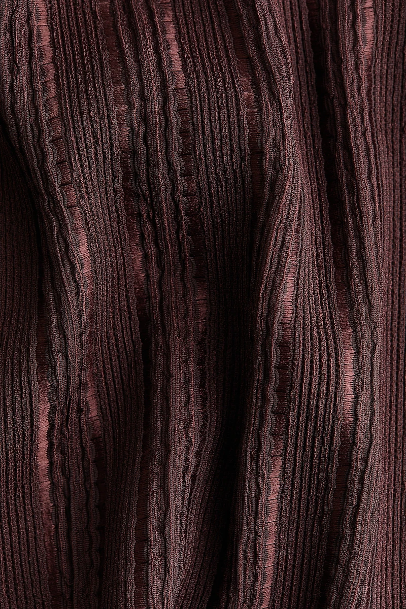 Textured Jersey Top