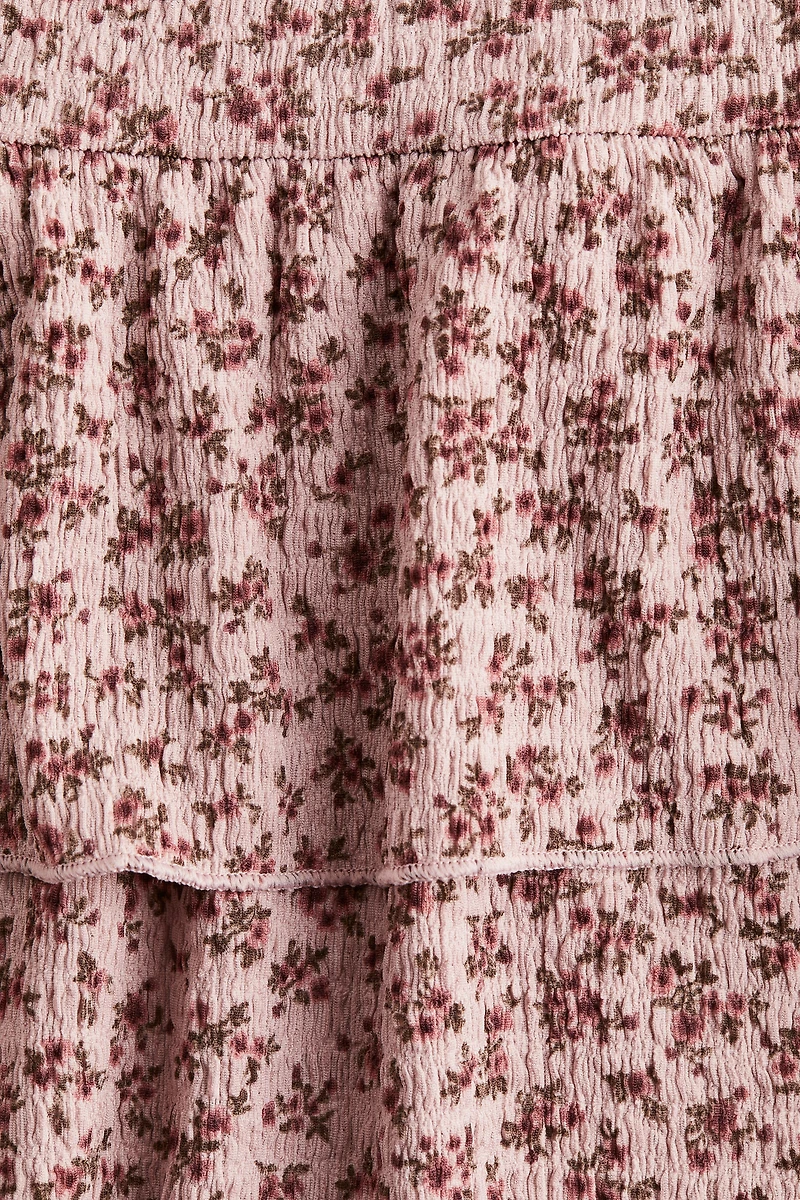 Jupe en jersey froissé