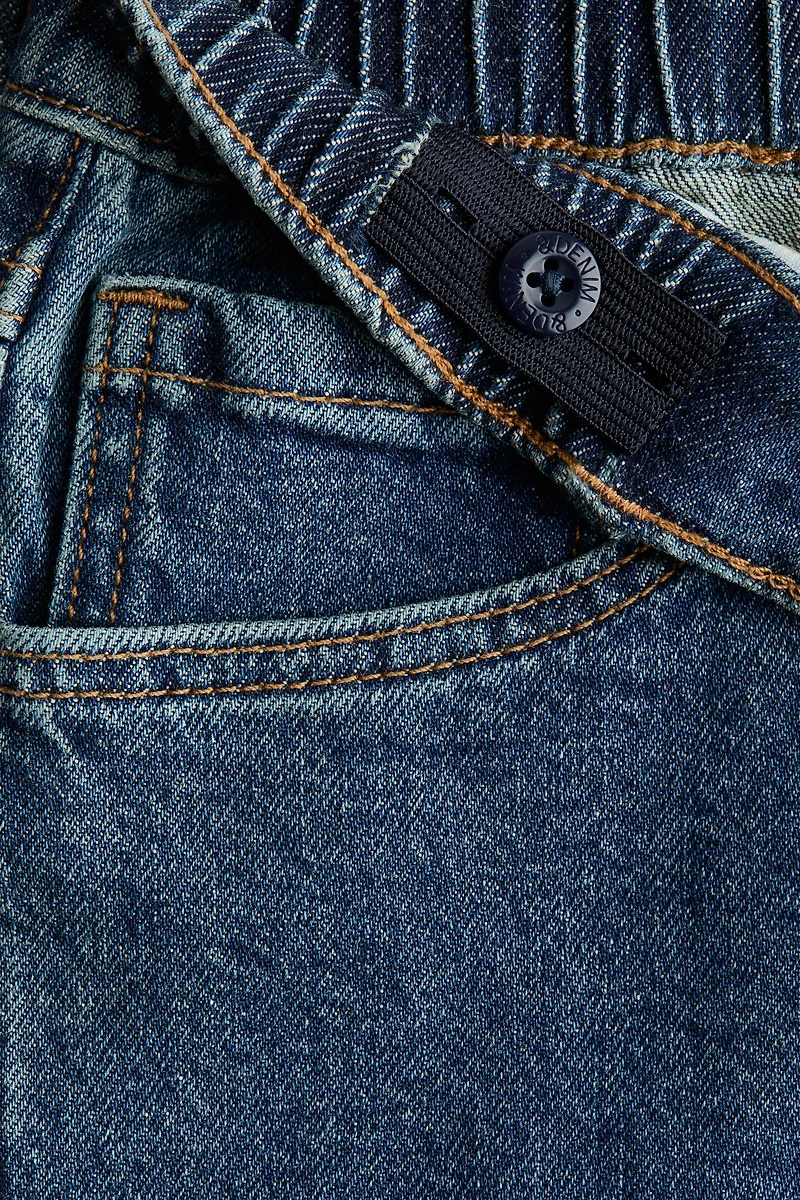 Relaxed-Fit Denim Shorts