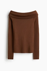 Chandail épaules nues