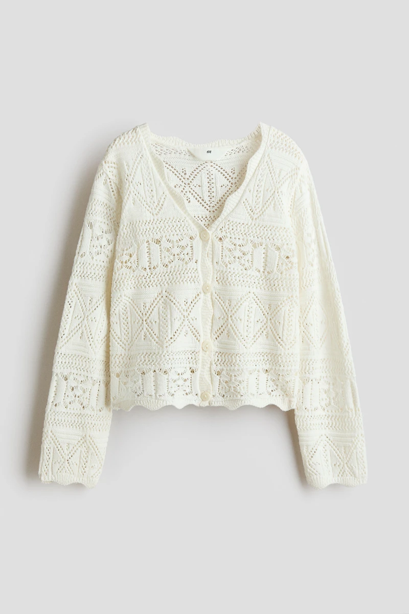 Chandail à l’aspect crochet