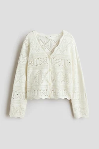 Chandail à l’aspect crochet