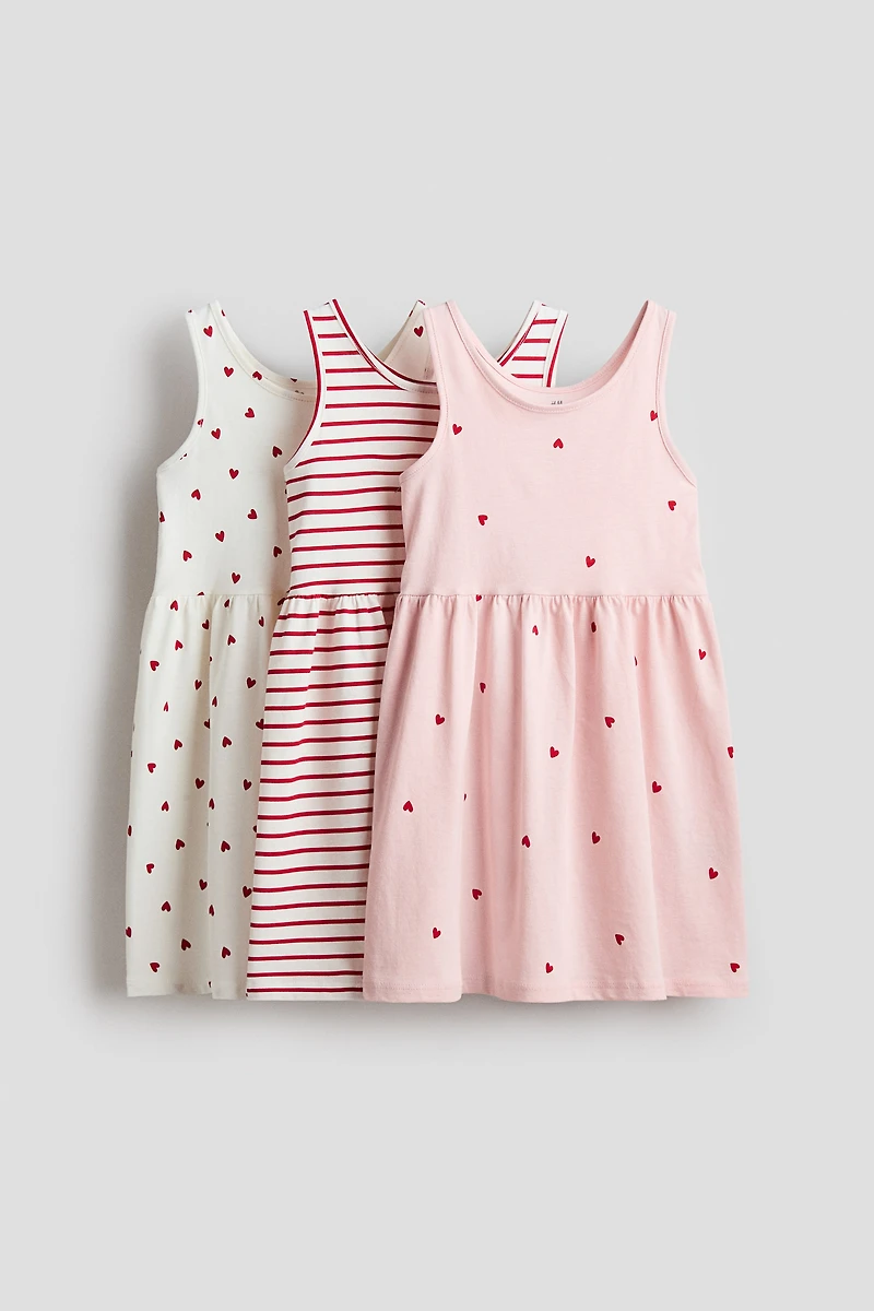 3-pack Printed Cotton Dresses