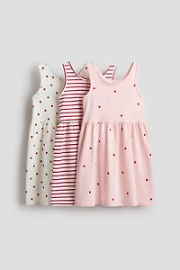 3-pack Printed Cotton Dresses
