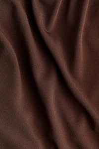 Draped Cape-Detail Dress