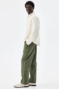 Relaxed-Fit Poplin Pants
