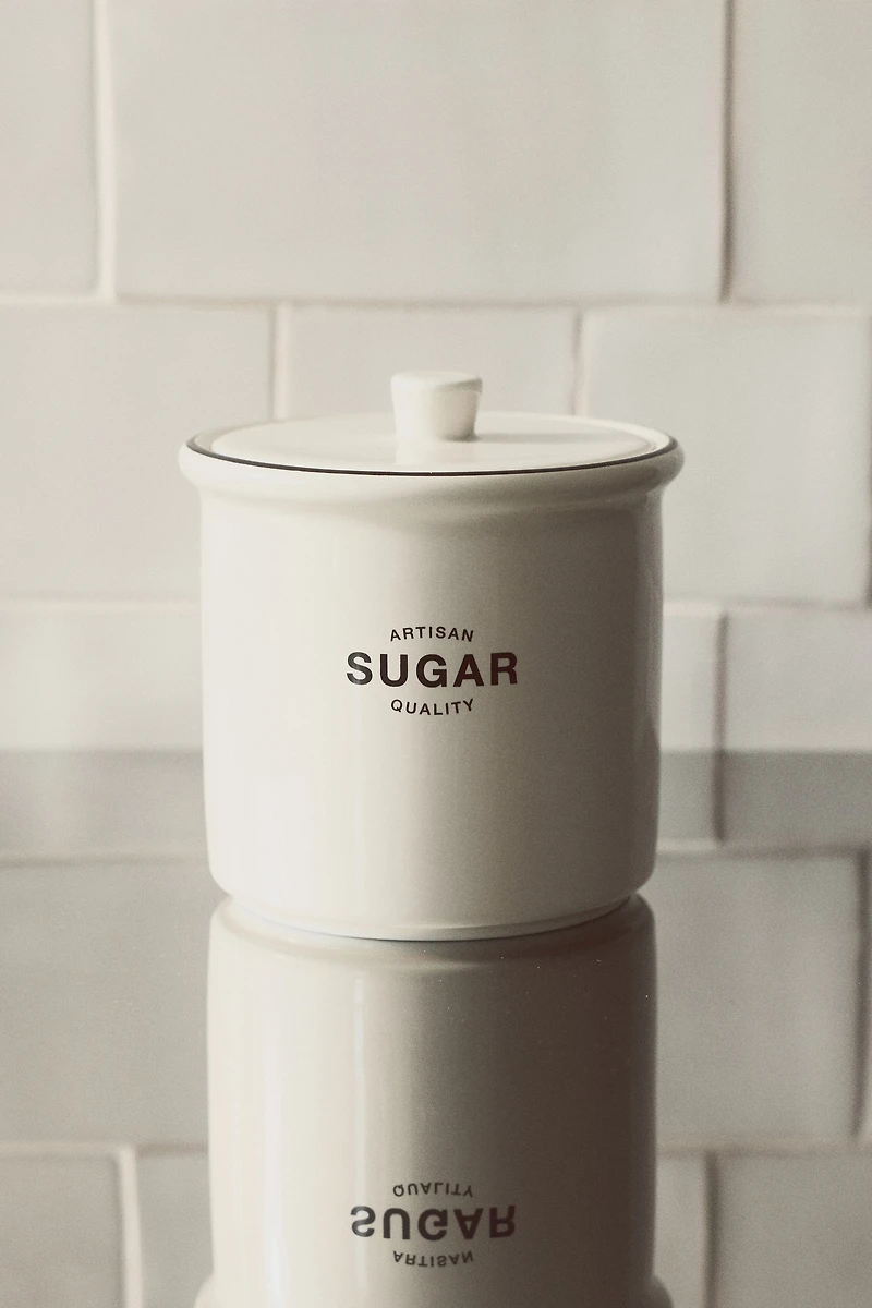 Porcelain Sugar Canister