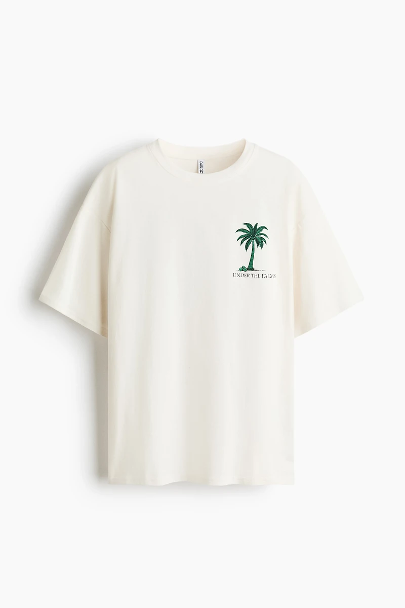 T-shirt ample imprimé