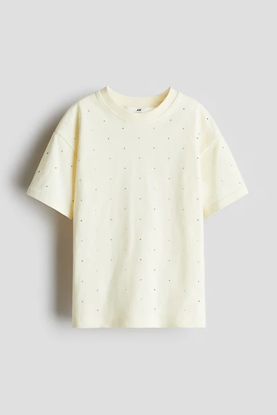 Rhinestone-Embellished T-Shirt