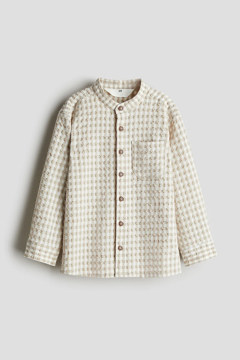Loose-Fit Textured Shirt