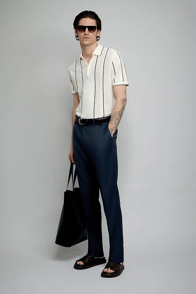 Slim-Fit Suit Pants