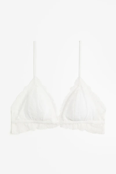 Soutien-gorge souple et rembourré en dentelle