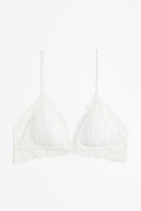 Soutien-gorge souple et rembourré en dentelle