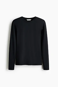 Long-sleeved Microfiber Top