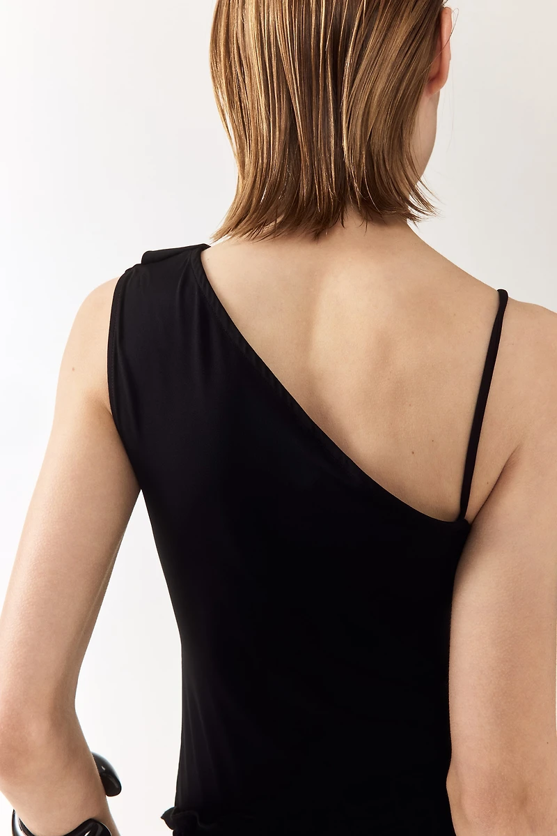 Draped Asymmetric Top