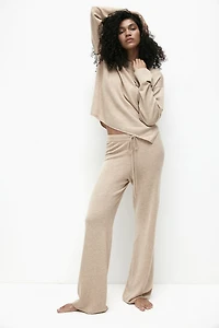 Pantalon en cachemire mélangé