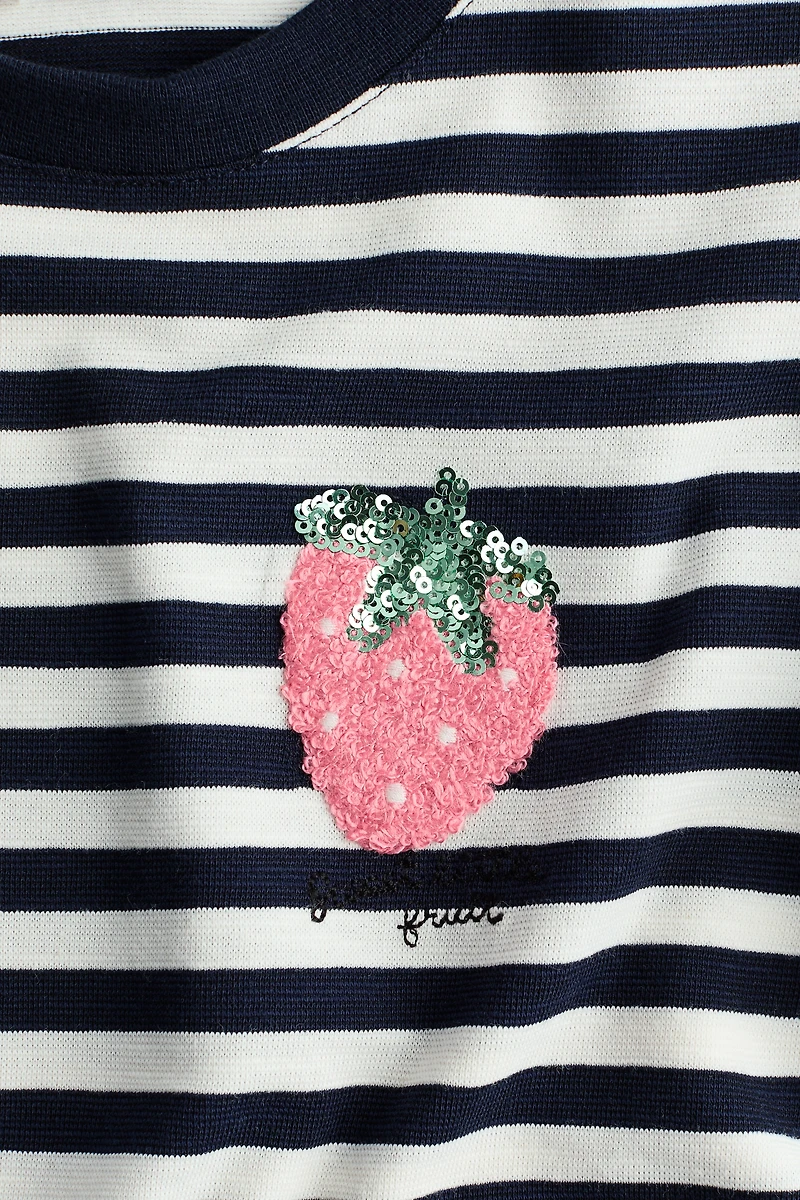 Robe T-shirt avec motif