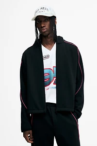 Loose-Fit Hooded Jacket