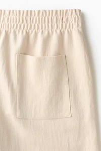 Short décontracté en interlock