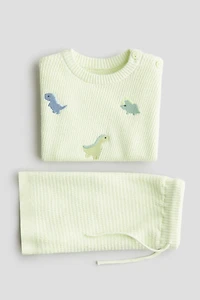 Ensemble 2 pièces en coton texturé
