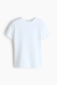 T-shirt ajusté en coton mélangé