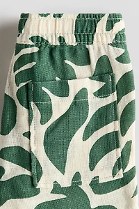 Printed Cotton Shorts