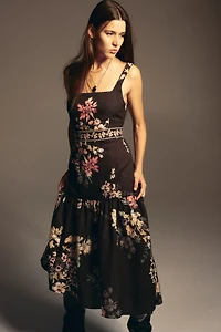 Robe en lin mélangé