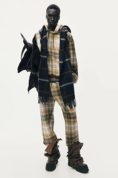 Pantalon de survêtement à carreaux