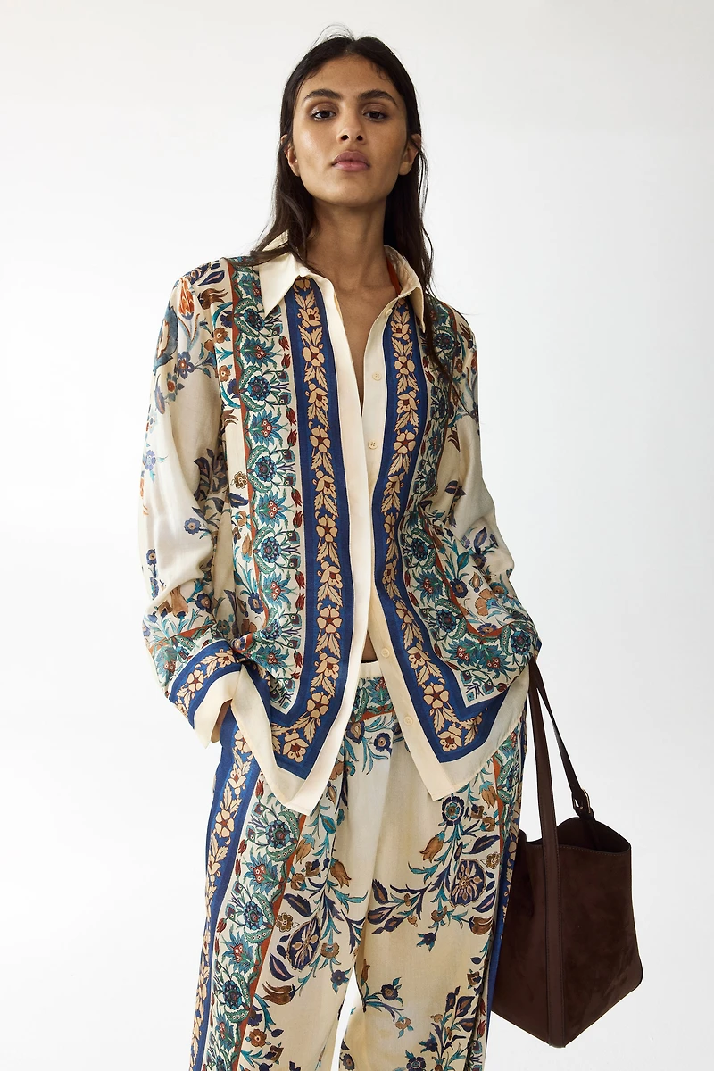 Oversized Printed Shirt