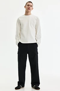 Relaxed-Fit Cotton Cargo Pants