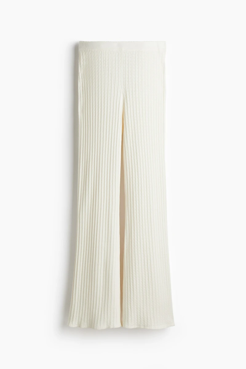 Cable-Knit Pants