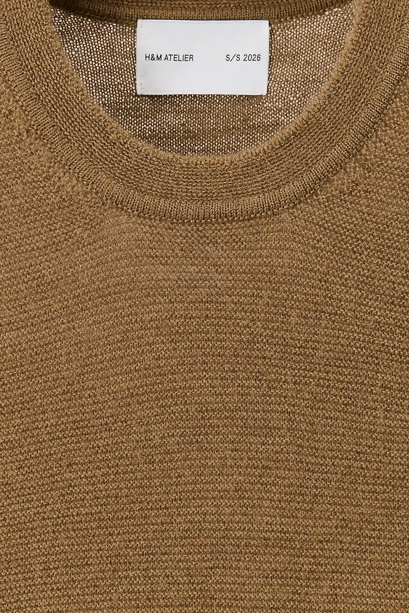 Chandail sans manches ample en point mousse