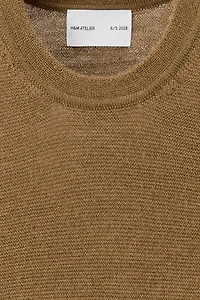 Chandail sans manches ample en point mousse