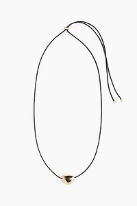 Collier cordon avec pendentif