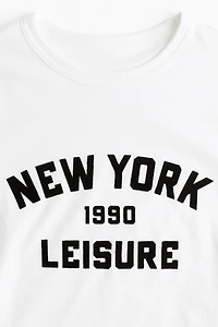 T-shirt avec motif imprimé