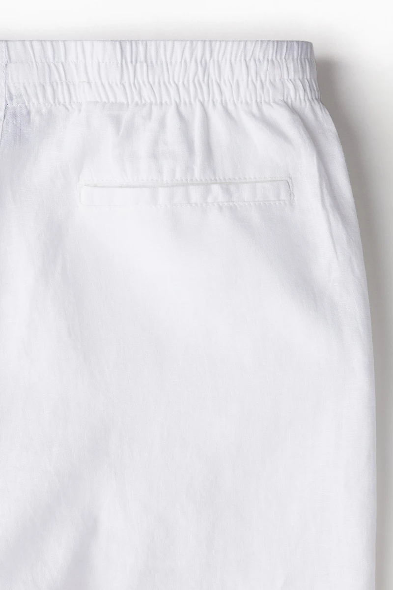 Short Coupe Classique en lin