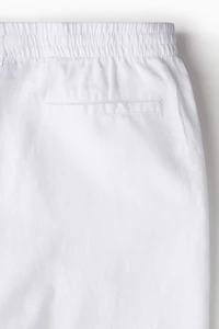 Short Coupe Classique en lin