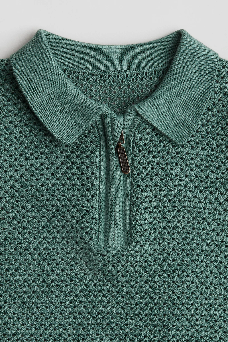 Half-Zip Polo Shirt