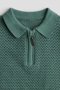 Half-Zip Polo Shirt