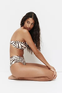 High Rise Cheeky Bikini Bottoms