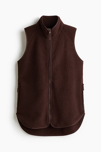 Regular-Fit Teddy Fleece Sports Vest