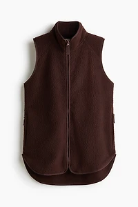 Regular-Fit Teddy Fleece Sports Vest