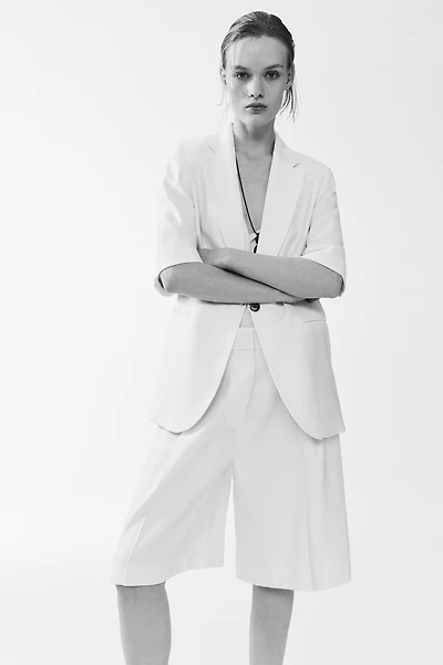 Blazer à manches courtes