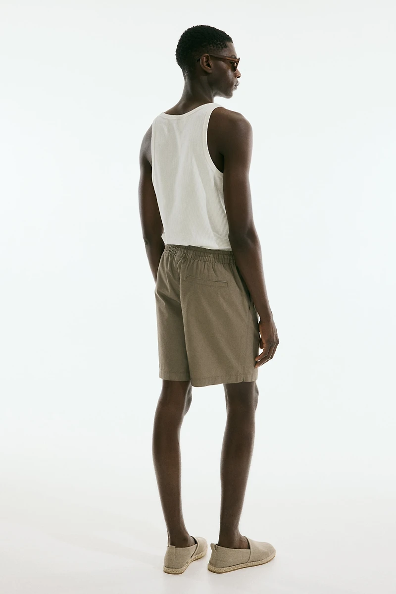 Regular-Fit Canvas Shorts