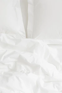 Enveloppe de couette lit double en percale coton