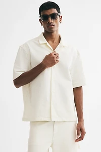 Relaxed-Fit Waffled Resort Shirt
