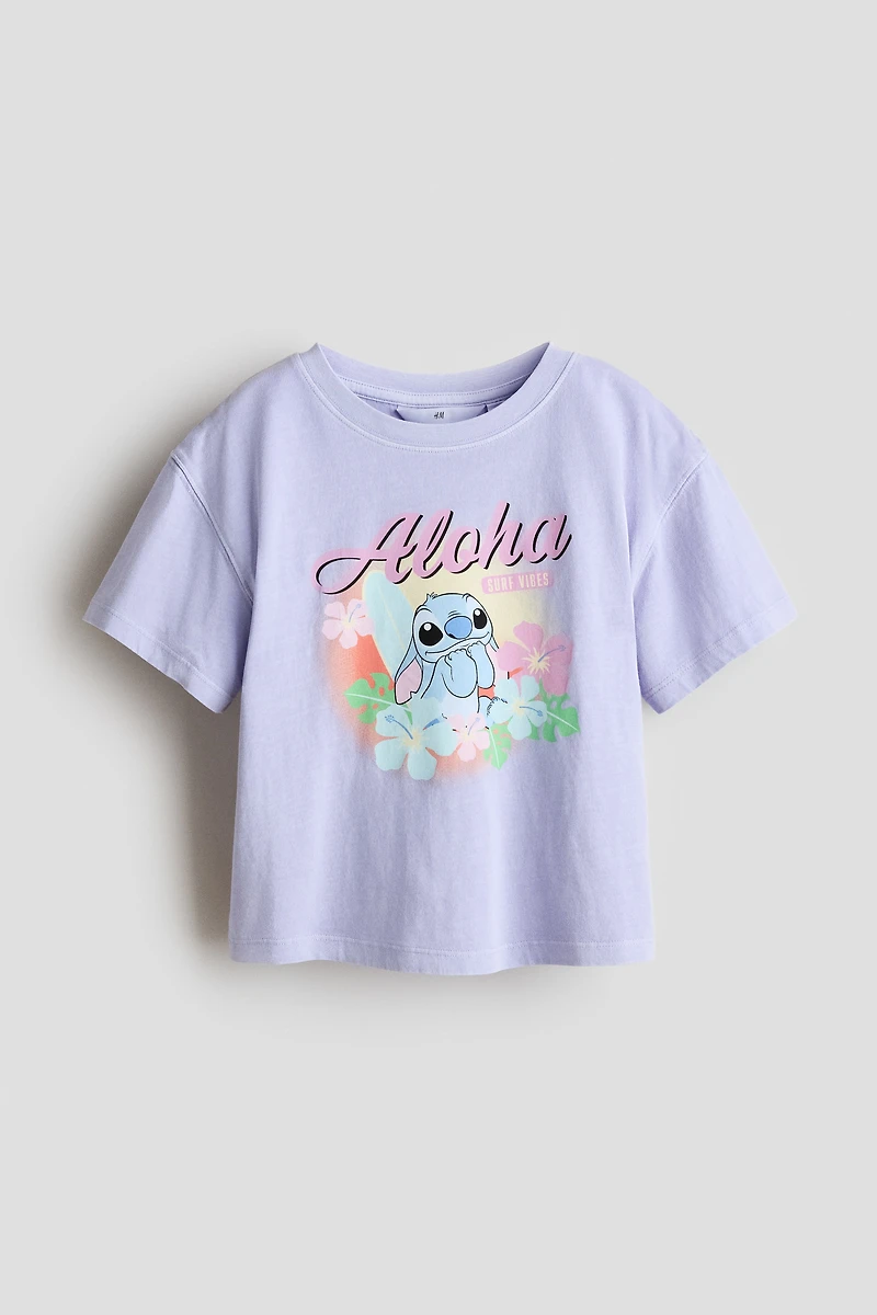 T-shirt imprimé en coton